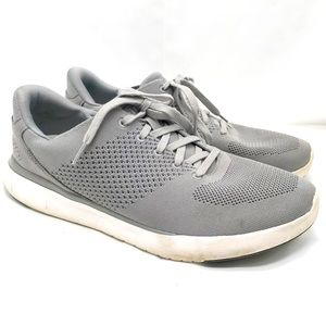 KIZIK Lima Men’s Handsfree Shoes Gray Knit Sneakers Athletic